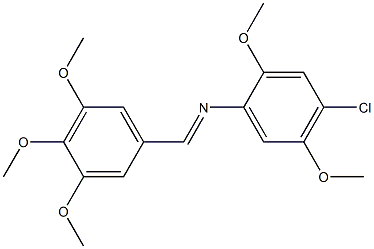 N1-(3,4,5-trimethoxybenzylidene)-4-chloro-2,5-dimethoxyaniline|