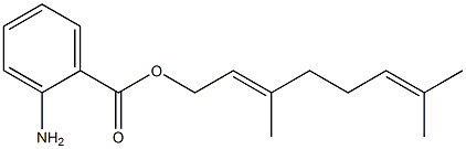 3,7-dimethylocta-2,6-dienyl 2-aminobenzoate|