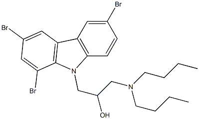 1-(dibutylamino)-3-(1,3,6-tribromo-9H-carbazol-9-yl)propan-2-ol