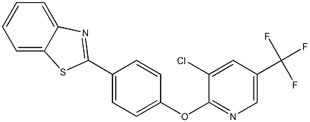  2-(4-{[3-chloro-5-(trifluoromethyl)-2-pyridinyl]oxy}phenyl)-1,3-benzothiazole