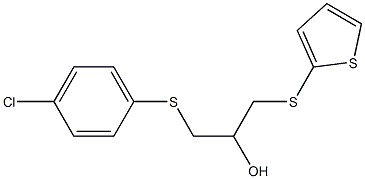 1-[(4-chlorophenyl)thio]-3-(2-thienylthio)propan-2-ol