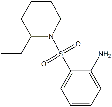 2-[(2-ethylpiperidino)sulfonyl]aniline Structure