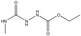 ethyl 2-[(methylamino)carbonyl]hydrazine-1-carboxylate Struktur