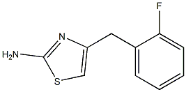 4-(2-fluorobenzyl)-1,3-thiazol-2-amine Structure