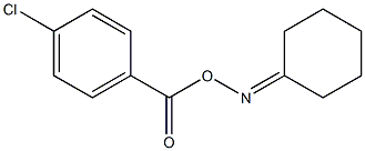 1-chloro-4-{[(cyclohexylideneamino)oxy]carbonyl}benzene 化学構造式