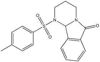 1-[(4-methylphenyl)sulfonyl]-1,2,3,4,6,10b-hexahydropyrimido[2,1-a]isoindol -6-one