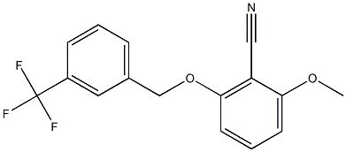 2-Methoxy-6-[3-(trifluoromethyl)benzyloxy]benzonitrile|