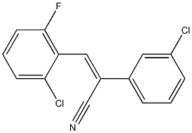 3-(2-chloro-6-fluorophenyl)-2-(3-chlorophenyl)acrylonitrile