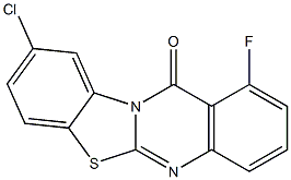 9-chloro-1-fluoro-12H-benzo[4,5][1,3]thiazolo[2,3-b]quinazolin-12-one