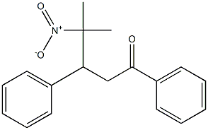 4-methyl-4-nitro-1,3-diphenylpentan-1-one Structure