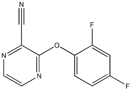 3-(2,4-difluorophenoxy)-2-pyrazinecarbonitrile