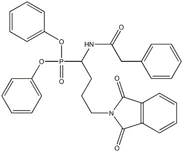 diphenyl {4-(1,3-dioxo-2,3-dihydro-1H-isoindol-2-yl)-1-[(2-phenylacetyl)ami no]butyl}phosphonate