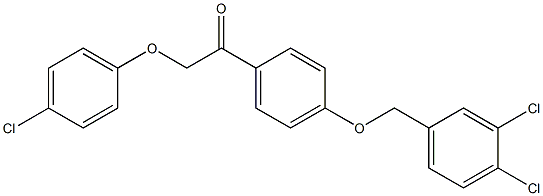 2-(4-chlorophenoxy)-1-{4-[(3,4-dichlorobenzyl)oxy]phenyl}ethan-1-one