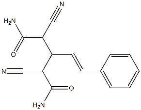 3-styryl-2,4-dicyanopentanediamide Structure