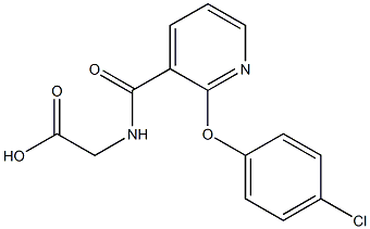  2-({[2-(4-chlorophenoxy)-3-pyridyl]carbonyl}amino)acetic acid