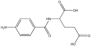 2-[(4-aminobenzoyl)amino]pentanedioic acid,,结构式