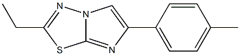 2-ethyl-6-(4-methylphenyl)imidazo[2,1-b][1,3,4]thiadiazole Struktur