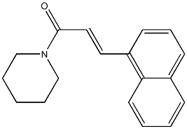 3-(1-naphthyl)-1-piperidinoprop-2-en-1-one