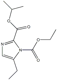 2-propyl imidazole bicarboxylic acid diethyl ester Struktur