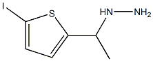 (1-(5-iodothiophen-2-yl)ethyl)hydrazine Structure