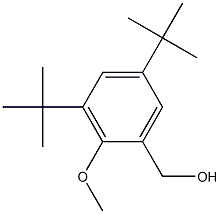 (3,5-di-tert-butyl-2-methoxyphenyl)methanol Structure