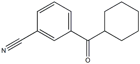 (3-cyanophenyl)(cyclohexyl)methanone 化学構造式