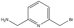 (6-(bromomethyl)pyridin-2-yl)methanamine,,结构式