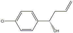 (S)-1-(4-chlorophenyl)but-3-en-1-ol 化学構造式