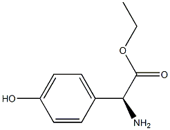 (S)-ethyl 2-amino-2-(4-hydroxyphenyl)acetate Structure