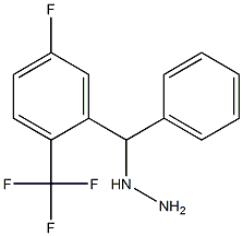  1-((5-fluoro-2-(trifluoromethyl)phenyl)(phenyl)methyl)hydrazine