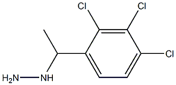 1-(1-(2,3,4-trichlorophenyl)ethyl)hydrazine Struktur