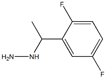 1-(1-(2,5-difluorophenyl)ethyl)hydrazine,,结构式