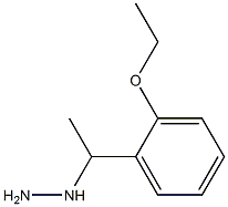 1-(1-(2-ethoxyphenyl)ethyl)hydrazine 化学構造式