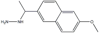 1-(1-(2-methoxynaphthalen-6-yl)ethyl)hydrazine Structure