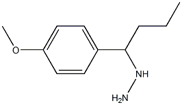  1-(1-(4-methoxyphenyl)butyl)hydrazine