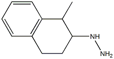 1-(1,2,3,4-tetrahydro-1-methylnaphthalen-2-yl)hydrazine Structure