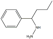 1-(1-phenylbutyl)hydrazine Structure