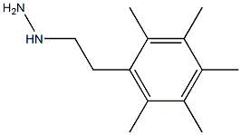 1-(2,3,4,5,6-pentamethylphenethyl)hydrazine 结构式