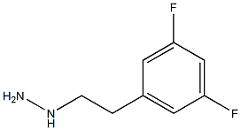 1-(3,5-difluorophenethyl)hydrazine,,结构式