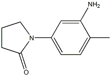 1-(3-AMINO-4-METHYLPHENYL)PYRROLIDIN-2-ONE Struktur