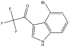 1-(4-bromo-1H-indol-3-yl)-2,2,2-trifluoroethanone Structure