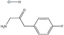 1-amino-3-(4-fluorophenyl)propan-2-one hydrochloride Structure