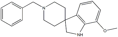 1'-benzyl-7-methoxyspiro[indoline-3,4'-piperidine] Struktur