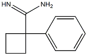 1-phenylcyclobutanecarboxamidine Structure