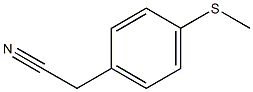 2-(4-(methylthio)phenyl)acetonitrile Structure