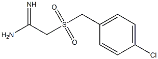 2-(4-chlorobenzylsulfonyl)acetamidine|