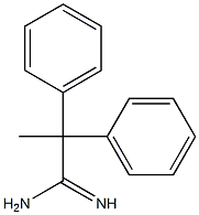 2,2-diphenylpropanamidine Struktur