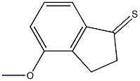 2,3-dihydro-4-methoxyindene-1-thione Structure