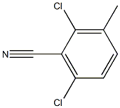 2,6-dichloro-3-methylbenzonitrile 化学構造式