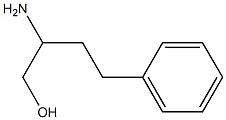2-amino-4-phenylbutan-1-ol 化学構造式